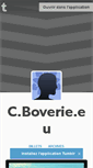 Mobile Screenshot of c.boverie.eu